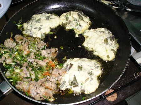 Galette Plantain et hâchi Fleurs d'Accacia